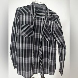 INC Dress Shirt (Deep Black)